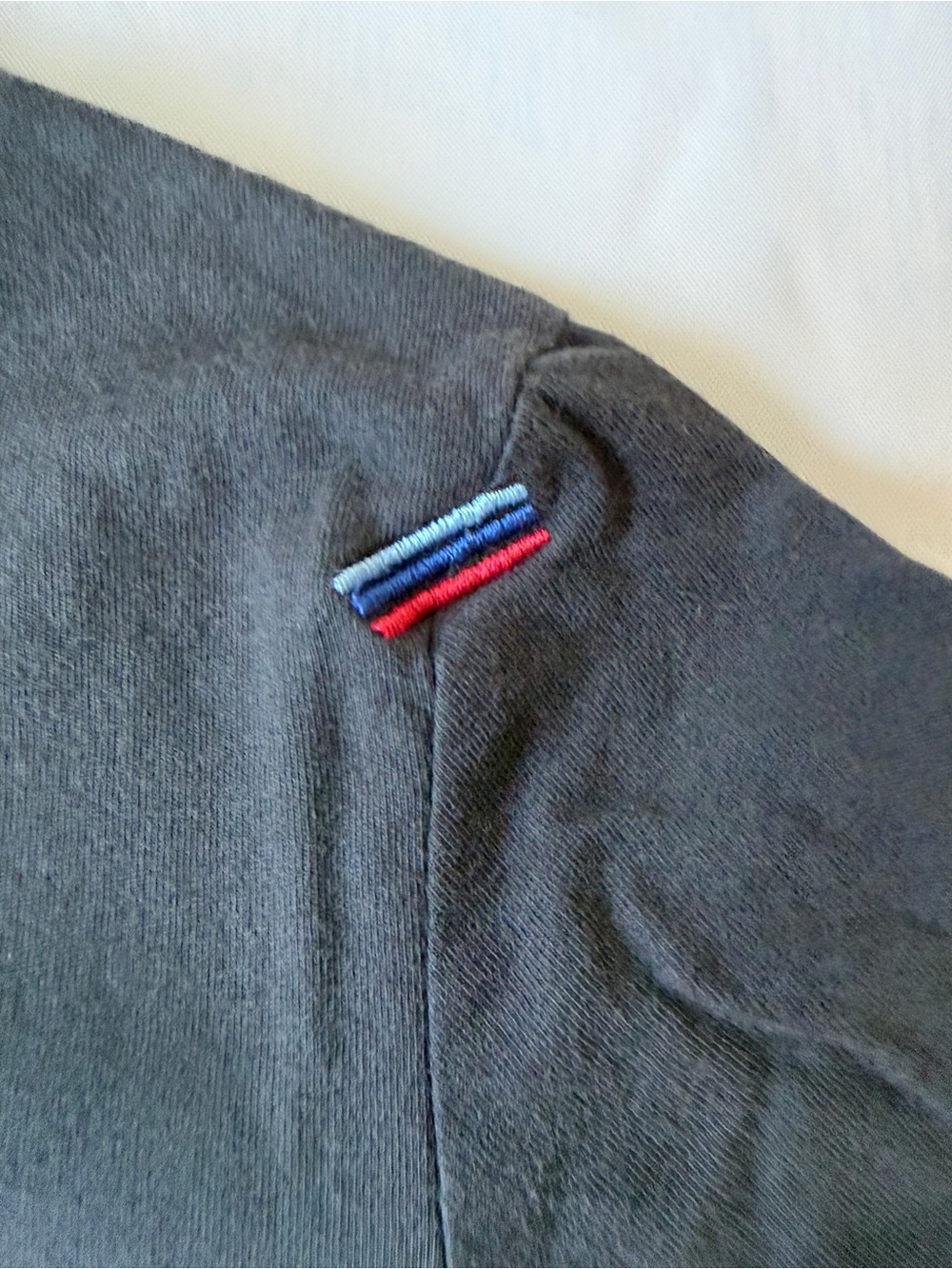 BMW M Motorsport T-shirt dark gray silver studs M-stripe logo Junior M - Picture 6 of 6